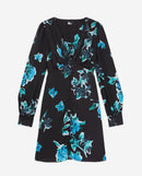 Vestido camisero - Negro - Mujer