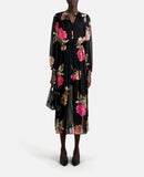 Vestido largo - Negro - Mujer
