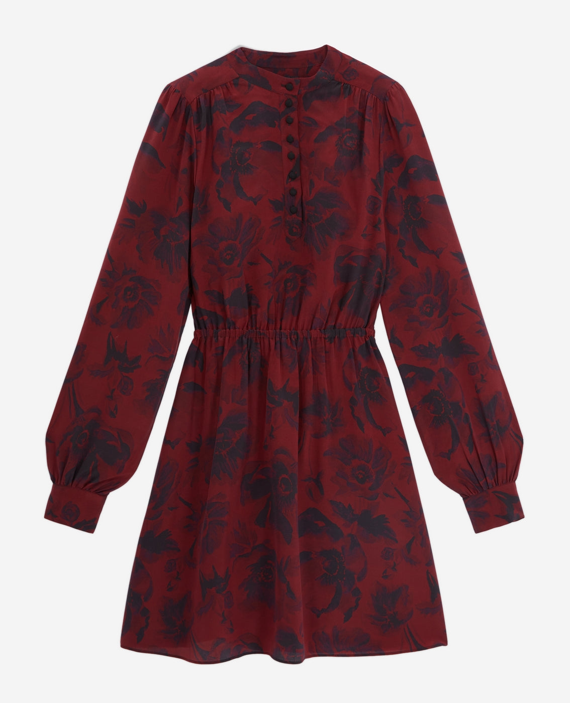 Silk Skater Dress - Red - Women
