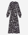 The Kooples - Robe Longue En Soie - Noir - Femme