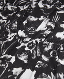 Vestido largo de seda - Negro - Mujer