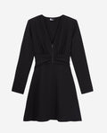Skater Dress - Black - Women