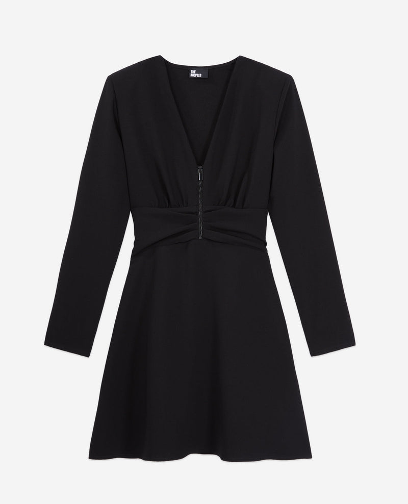Vestido skater - Negro - Mujer