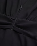 Vestido skater - Negro - Mujer