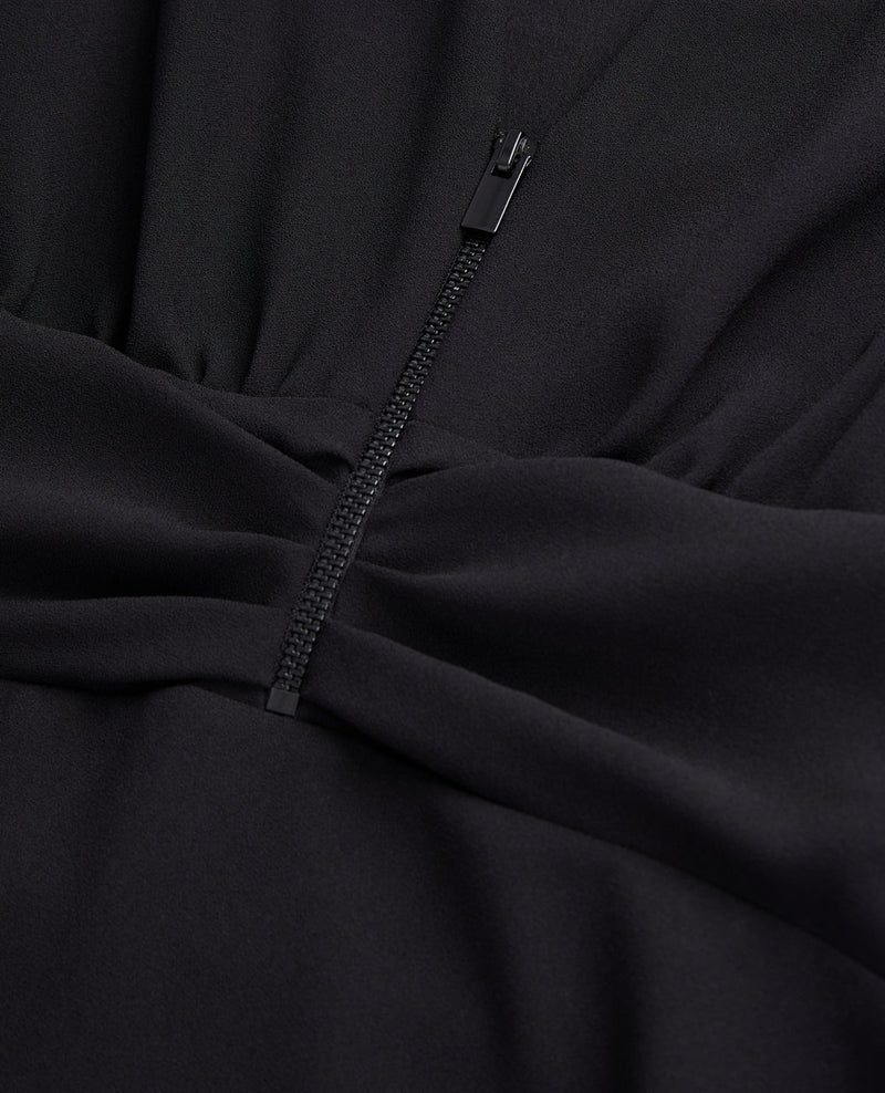 Vestido skater - Negro - Mujer