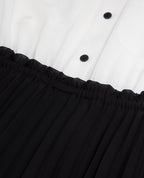 The Kooples - Trompe-L'Œil Silk Dress - White - Women