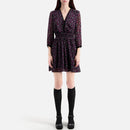 Vestido skater - Negro y rosa - Mujer