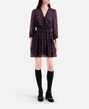 Vestido skater - Negro y rosa - Mujer