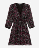 Vestido skater - Negro y rosa - Mujer