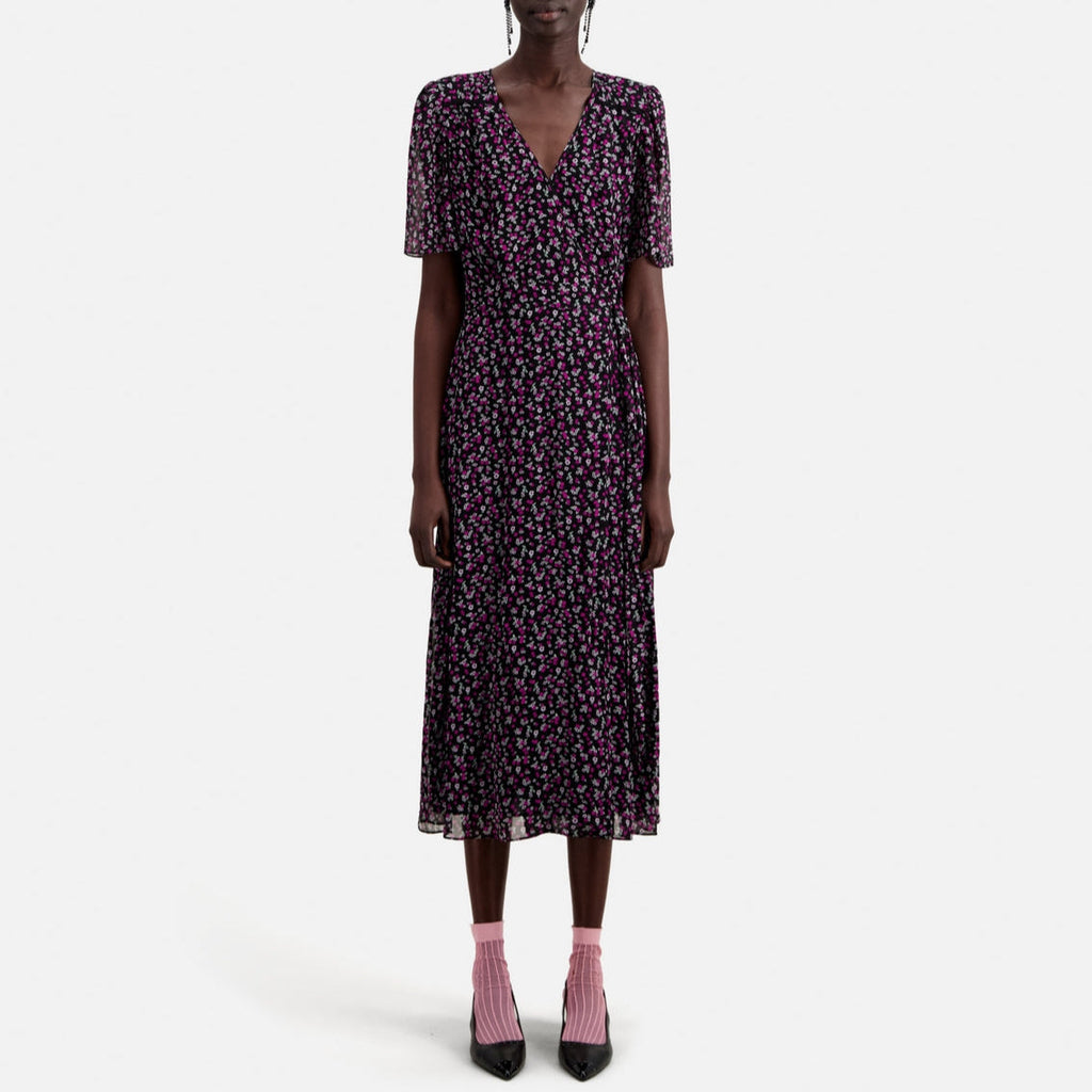 The Kooples - Vestido largo - Negro - Mujer