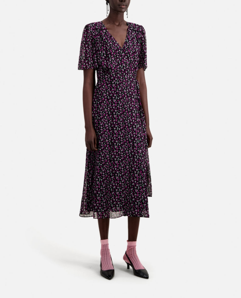 The Kooples - Vestido largo - Negro - Mujer