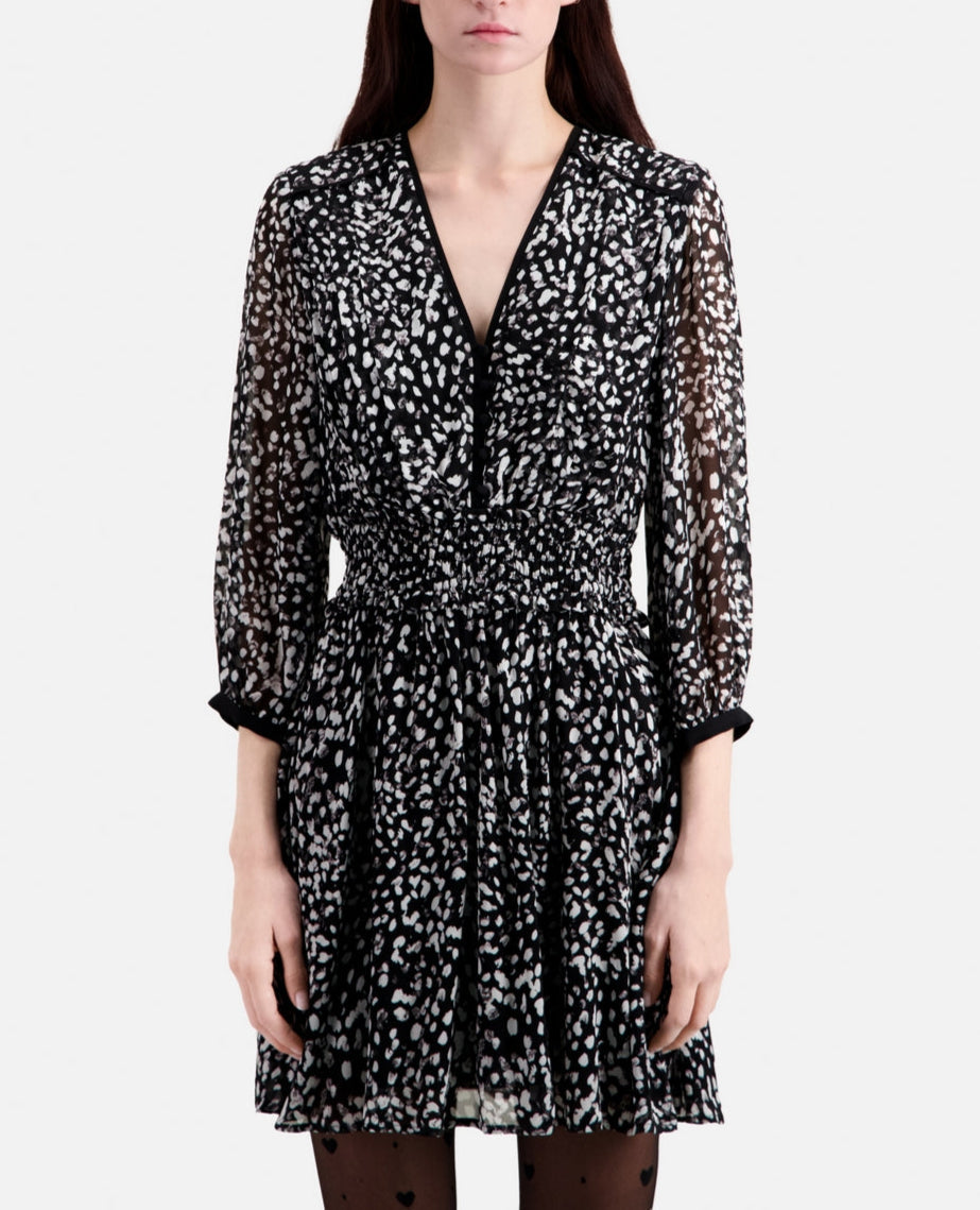 Skater Dress - Black - Women