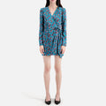 Skater Dress - Blue - Women