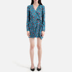 Skater Dress - Blue - Women