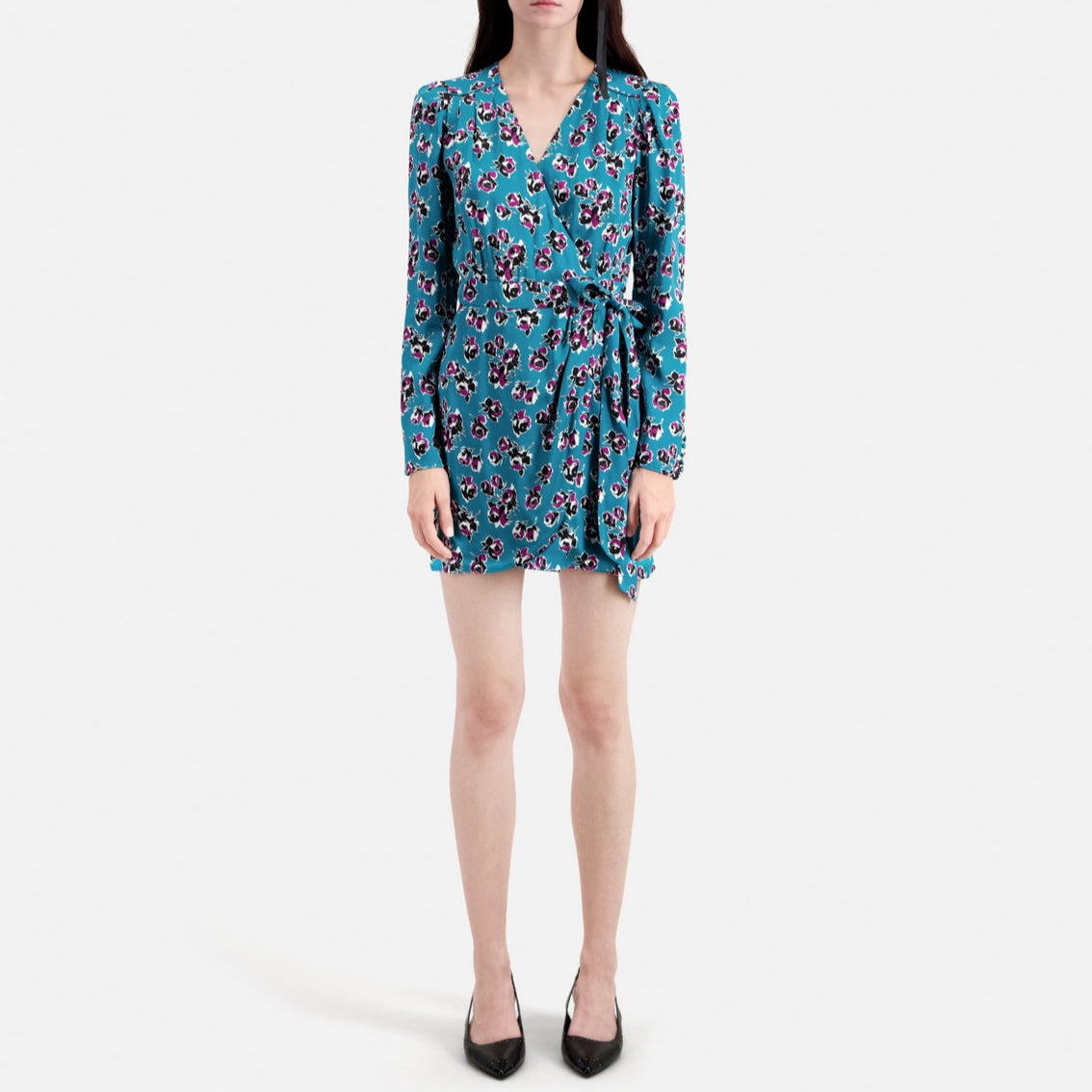 Skater Dress - Blue - Women
