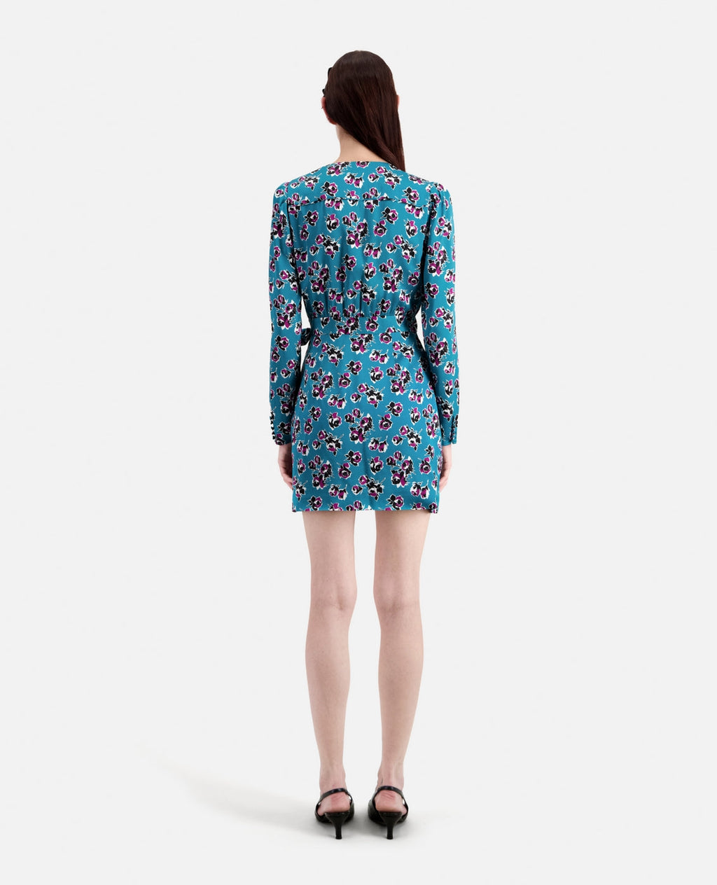 Skater Dress - Blue - Women