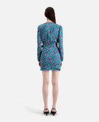 Skater Dress - Blue - Women