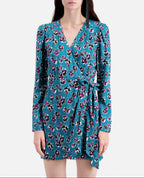 Skater Dress - Blue - Women