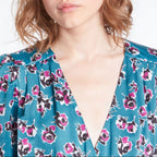 Skater Dress - Blue - Women