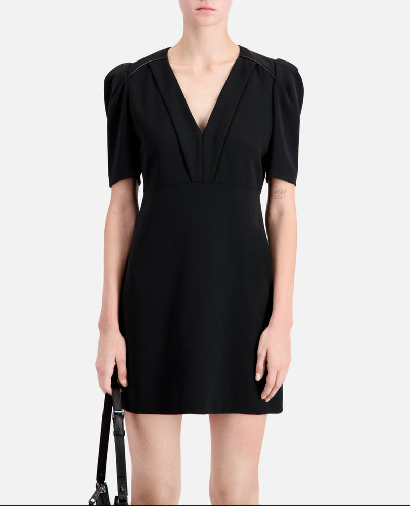 Vestido skater - Negro - Mujer