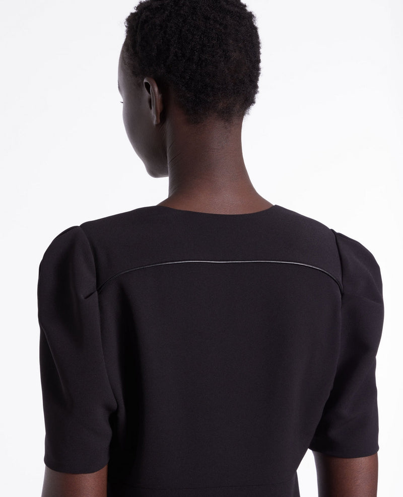 Vestido skater - Negro - Mujer