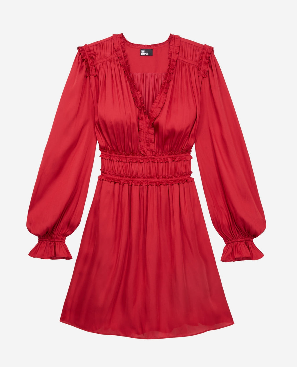 The Kooples - Robe Patineuse - Rouge - Femme