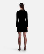 Wrap Dress - Black - Women