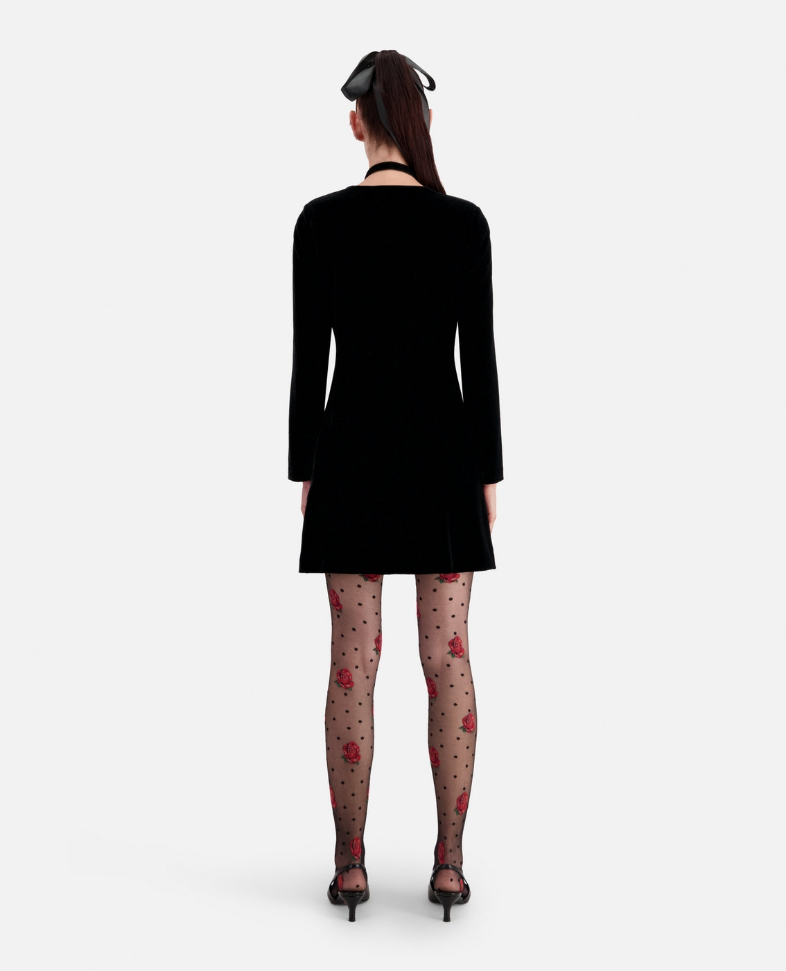Wrap Dress - Black - Women