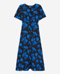 Silk Shirt Dress - Black - Women