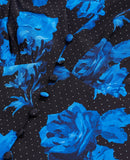 Vestido camisero de seda - Negro - Mujer