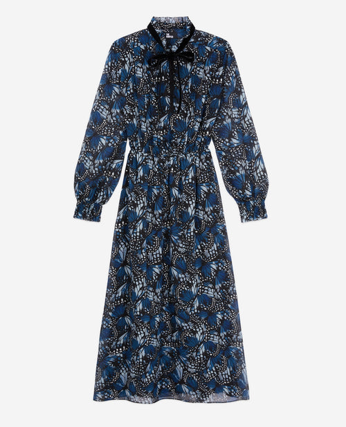 Vestido largo - Azul - Mujer