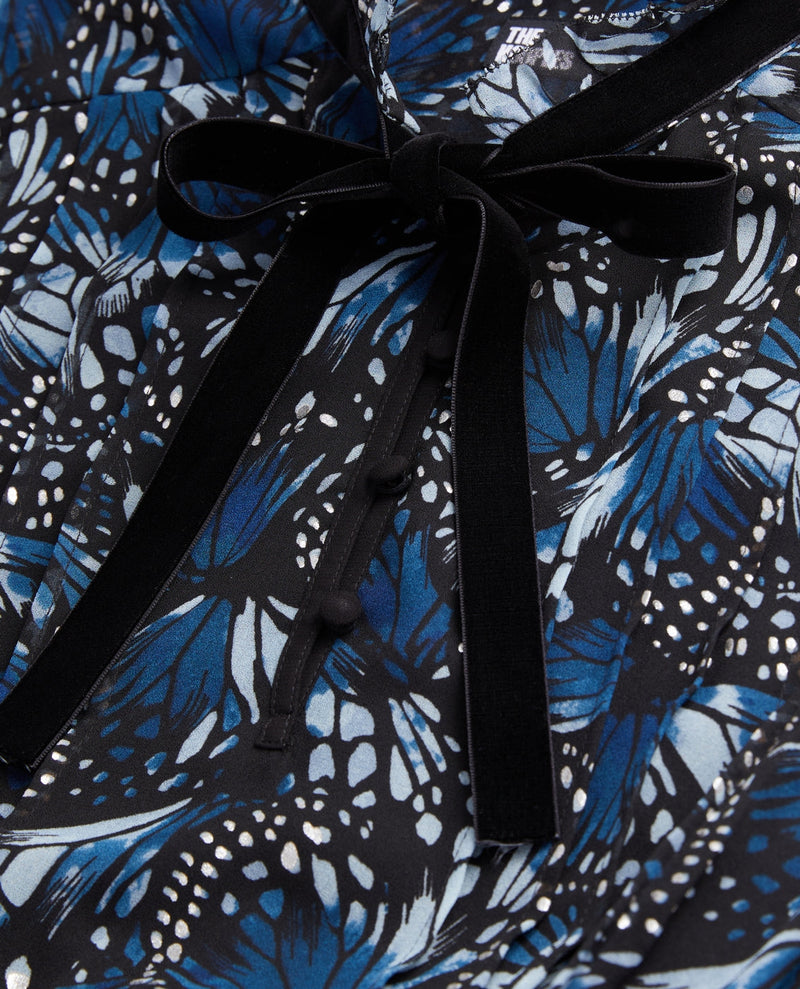 Vestido largo - Azul - Mujer