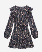 Skater Dress - Navy Blue - Women