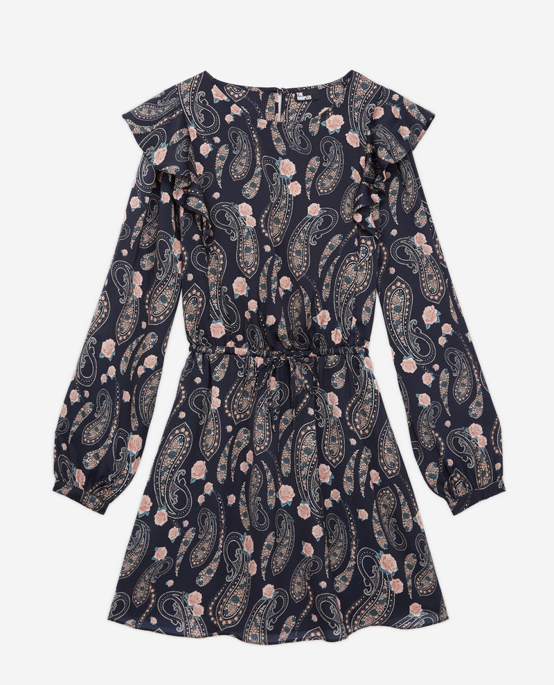 Vestido skater - Azul marino - Mujer