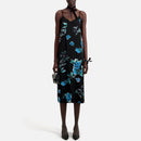 Vestido largo - Negro - Mujer