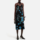 Vestido largo - Negro - Mujer