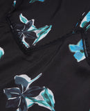 Vestido largo - Negro - Mujer