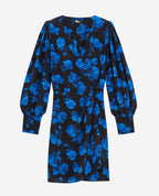 The Kooples - Silk Wrap Dress - Black - Women
