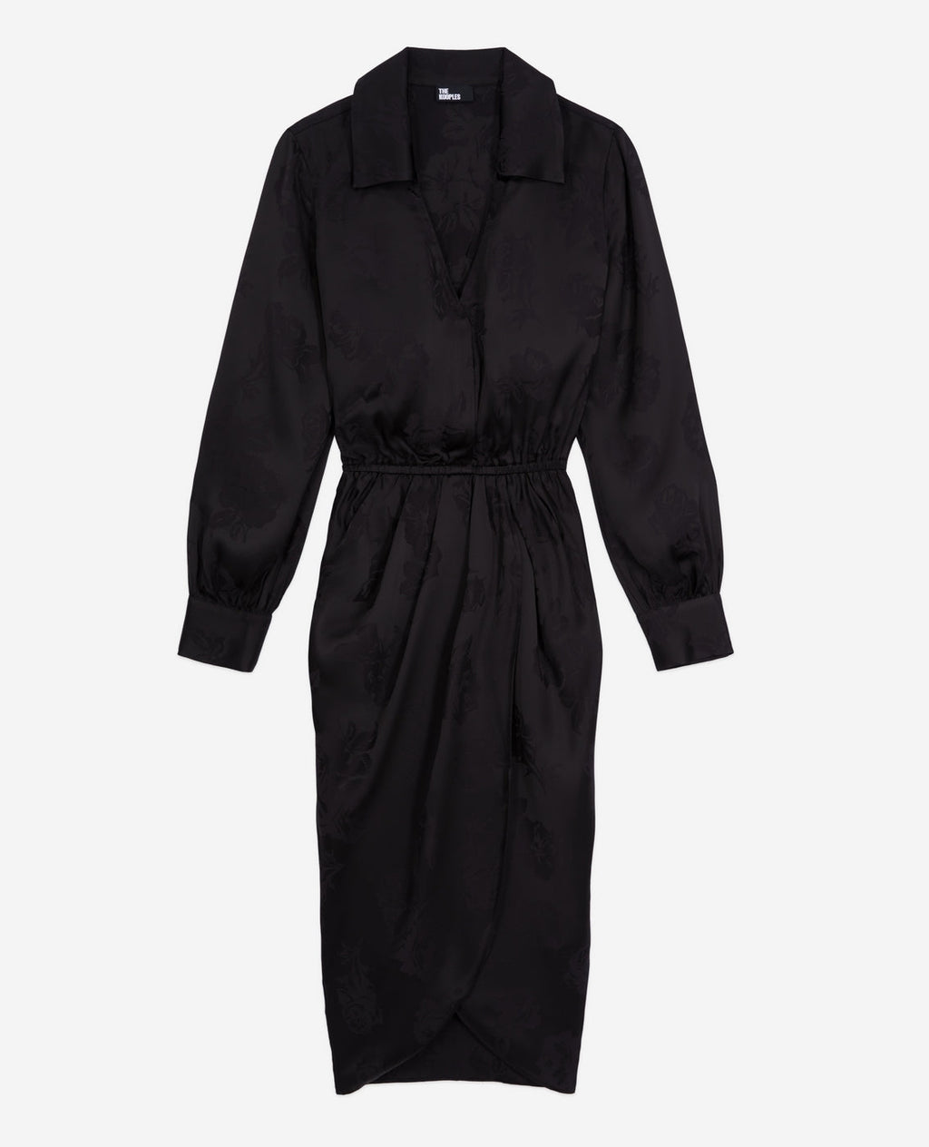 Wrap Dress - Black - Women