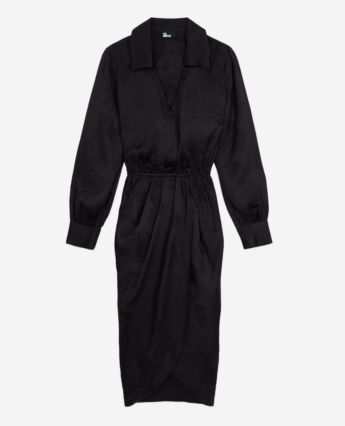 Wrap Dress - Black - Women