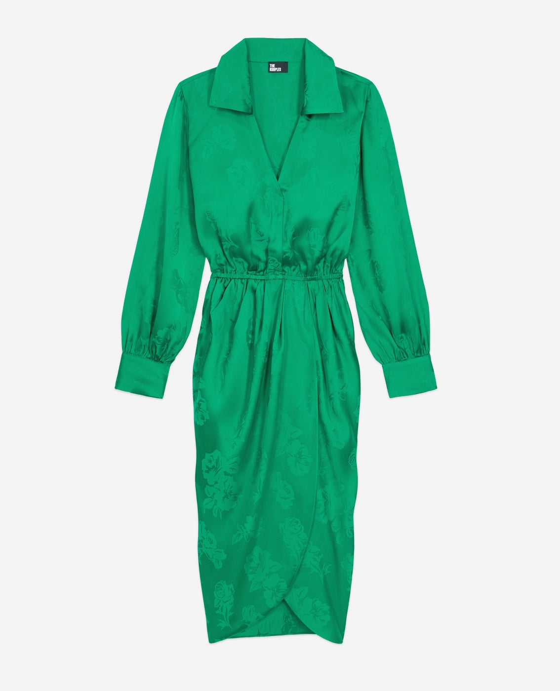 Midi Jacquard Wrap Dress - Women