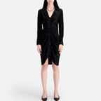 Shirt Dress - Black - Women