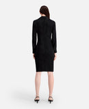 Vestido camisero - Negro - Mujer
