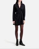 Vestido Corto Manga Larga - Mujer