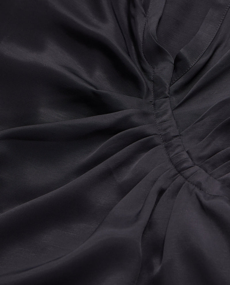 Vestido Corto Manga Larga - Mujer