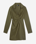 The Kooples - Vestido Corto De Manga Larga - Mujer