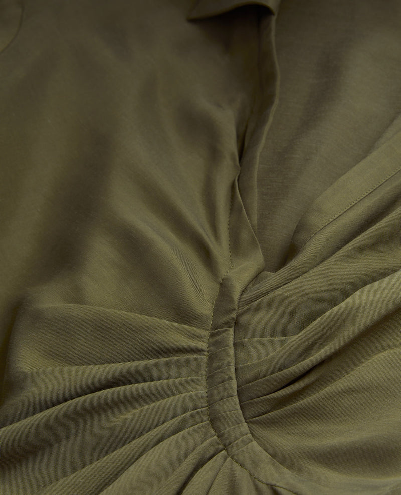 Vestido Corto Manga Larga - Mujer