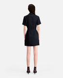 Shirt Dress - Black - Women