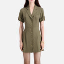 Robe Chemise - Kaki - Femme