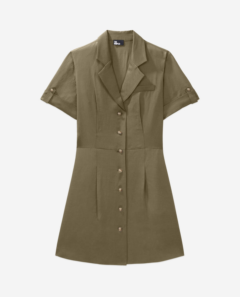 Robe Chemise - Kaki - Femme